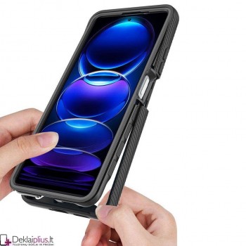 360 laipsnių smūgiams atsparus dėklas (Xiaomi Poco X5 5G/Redmi Note 12 5G) 360 laipsnių smūgiams atsparus dėklas (Xiaomi Poco X5 5G/Redmi Note 12 5G)